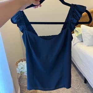 Navy blue blouse